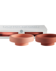Terra + Peach | Flipp large | Silicone Unbreakable Candle Holder Set - porter green | style + sustainability