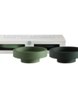 Sage + Olive | Flipp large | Silicone Unbreakable Candle Holder Set - porter green | style + sustainability