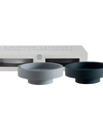 Smoke + Storm | Flipp large | Silicone Unbreakable Candle Holder Set - porter green | style + sustainability