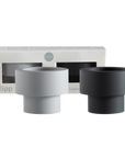 Smoke + Storm | Flipp small | Silicone Unbreakable Candle Holder Set - porter green | style + sustainability
