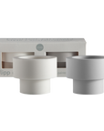 Blanc + Dove | Flipp small | Silicone Unbreakable Candle Holder Set - porter green | style + sustainability