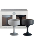 smoke + storm | mecc | unbreakable silicone cocktail coupes | porter green, coupe cocktail glass, coupe glass, coloured cocktail glasses, unbreakable cocktail glasses, cocktail glasses australia