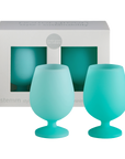 pavone | stemm | silicone unbreakable wine glasses - porter green | style + sustainability