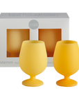 girasoli | stemm | silicone unbreakable wine glasses - porter green | style + sustainability