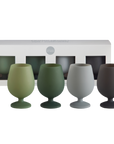 foret | stemm | silicone unbreakable wine glasses - porter green | style + sustainability
