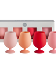 rouge | stemm | silicone unbreakable wine glasses - porter green | style + sustainability