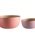 peach + petal | bebb | biodegradable bamboo bowls | porter green, bamboo bowls, serving bowls. wooden serving bowls, serving bowl set, salad serving bowl