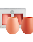 terra + peach | fegg | silicone unbreakable glasses - porter green | style + sustainability