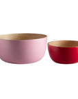 cherry + blush | bebb | biodegradable bamboo bowls | porter green, bamboo bowls, serving bowls. wooden serving bowls, serving bowl set, salad serving bowl