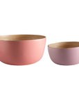 peach + petal | bebb | biodegradable bamboo bowls | porter green, bamboo bowls, serving bowls. wooden serving bowls, serving bowl set, salad serving bowl