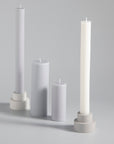 blanc + dove | escc dinner candle | soy - blend unscented candles - porter green | style + sustainability