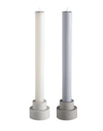 blanc + dove | escc dinner candle | soy - blend unscented candles - porter green | style + sustainability