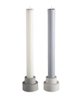blanc + dove | escc dinner candle | soy - blend unscented candles - porter green | style + sustainability