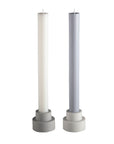 blanc + dove | escc dinner candle | soy - blend unscented candles - porter green | style + sustainability