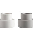 Blanc + Dove | Flipp small | Silicone Unbreakable Candle Holder Set - porter green | style + sustainability