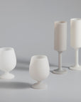 blanc + dove | seff | silicone unbreakable champagne flute - porter green | style + sustainability