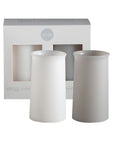blanc + dove | stegg | silicone unbreakable highball glasses - porter green | style + sustainability