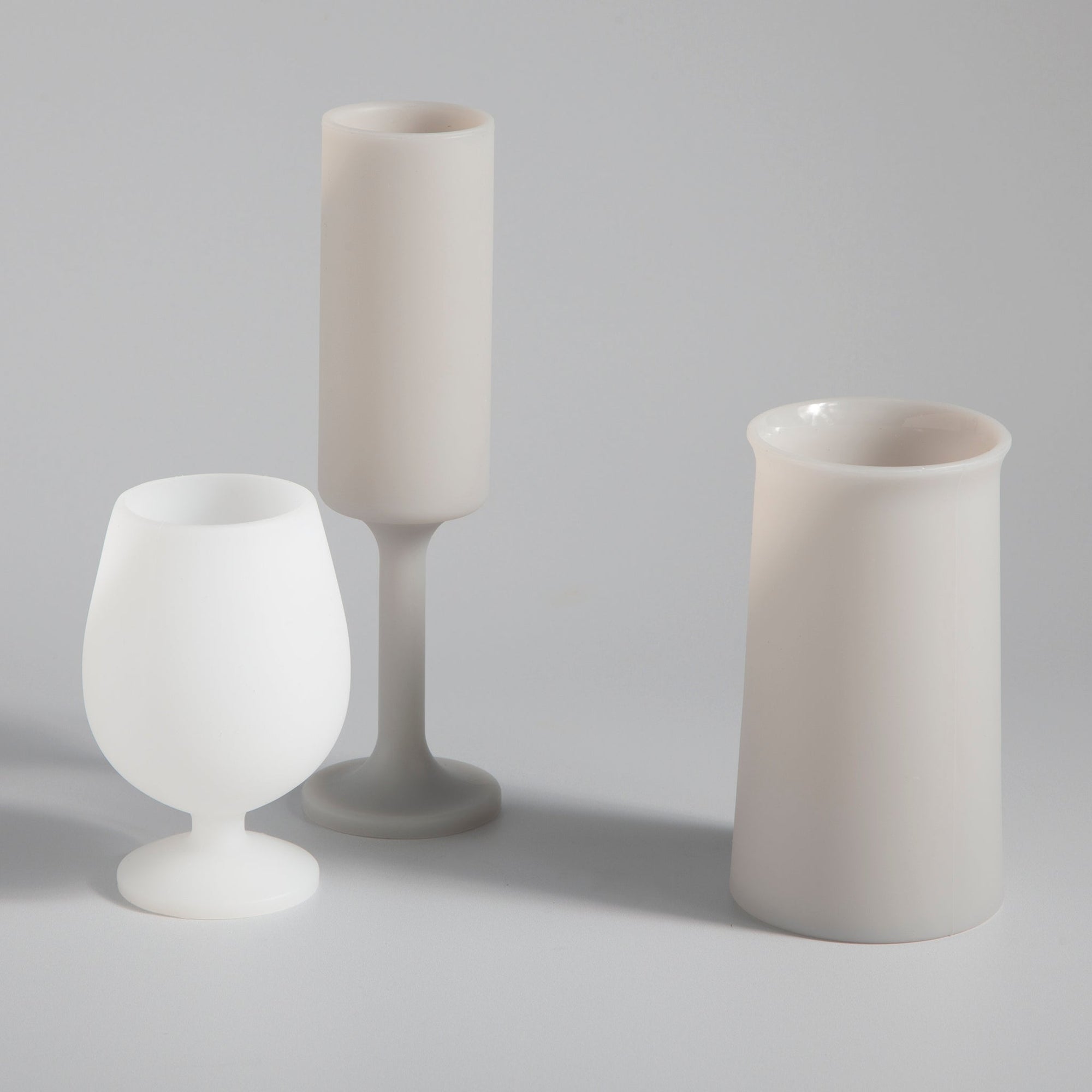 blanc + dove | stegg | silicone unbreakable highball glasses - porter green | style + sustainability