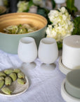 blanc + dove | stemm | silicone unbreakable wine glasses - porter green | style + sustainability
