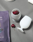 blanc + dove | stemm | silicone unbreakable wine glasses - porter green | style + sustainability