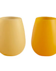 buttermilk + sunflower | fegg | silicone unbreakable glasses - porter green | style + sustainability