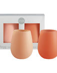 cantaloupe + tangelo | fegg | silicone unbreakable glasses - porter green | style + sustainability