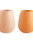 cantaloupe + tangelo | fegg | silicone unbreakable glasses - porter green | style + sustainability