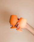 cantaloupe + tangelo | stemm | silicone unbreakable wine glasses - porter green | style + sustainability