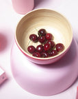 cherry + blush | bebb | biodegradable bamboo bowls - porter green | style + sustainability