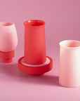 cherry + blush | ciss | unbreakable silicone coasters - porter green | style + sustainability