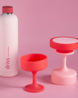 cherry + blush | ciss | unbreakable silicone coasters - porter green | style + sustainability