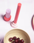 cherry + blush | escc dinner candle | soy - blend unscented candles - porter green | style + sustainability