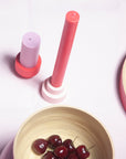 cherry + blush | escc dinner candle | soy - blend unscented candles - porter green | style + sustainability