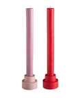 Cherry + Blush | escc dinner candle | soy - blend unscented candles - porter green | style + sustainability