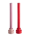 Cherry + Blush | escc dinner candle | soy - blend unscented candles - porter green | style + sustainability