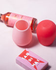 cherry + blush | fegg | silicone unbreakable glasses - porter green | style + sustainability