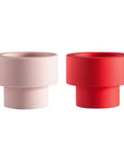 Cherry + Blush | Flipp small | Silicone Unbreakable Candle Holder Set - porter green | style + sustainability