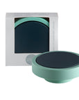 mist + ink | ciss | unbreakable silicone coasters | porter green, silicone coasters, coaster set with holder, coasters australia, coaster set of 4, sustainable coasters