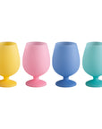 sfumature pastello | stemm | silicone unbreakable wine glasses