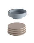 dove + stone | ciss | unbreakable silicone coasters - porter green | style + sustainability
