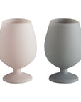 dove + stone | stemm | silicone unbreakable wine glasses - porter green | style + sustainability