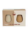 wheat + oat | fegg | silicone unbreakable glasses - porter green | style + sustainability
