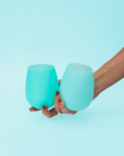 sarcelle | fegg | silicone unbreakable glasses - porter green | style + sustainability
