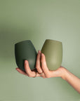 foret | fegg | silicone unbreakable glasses - porter green | style + sustainability