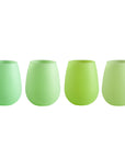 menthe | fegg | silicone unbreakable glasses - porter green | style + sustainability