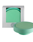 gerbera + leaf | ciss | unbreakable silicone coasters - porter green | style + sustainability