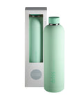 gerbera + leaf | driss | insulated stainless steel water bottle - porter green | style + sustainability