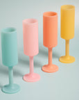 girasoli | seff | silicone unbreakable champagne flute - porter green | style + sustainability