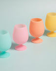 girasoli | stemm | silicone unbreakable wine glasses - porter green | style + sustainability