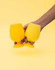 girasoli | stemm | silicone unbreakable wine glasses - porter green | style + sustainability